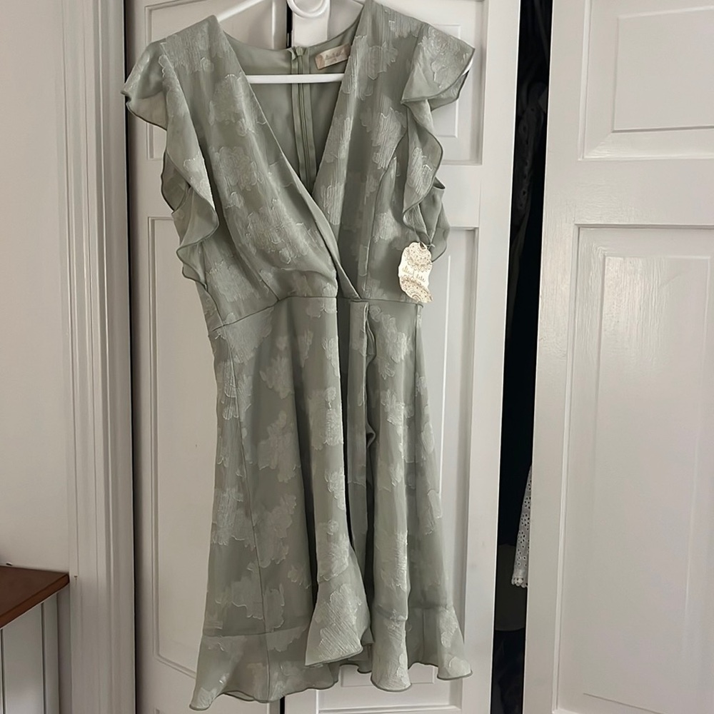 Altar’d State sage green dress size small new with tags